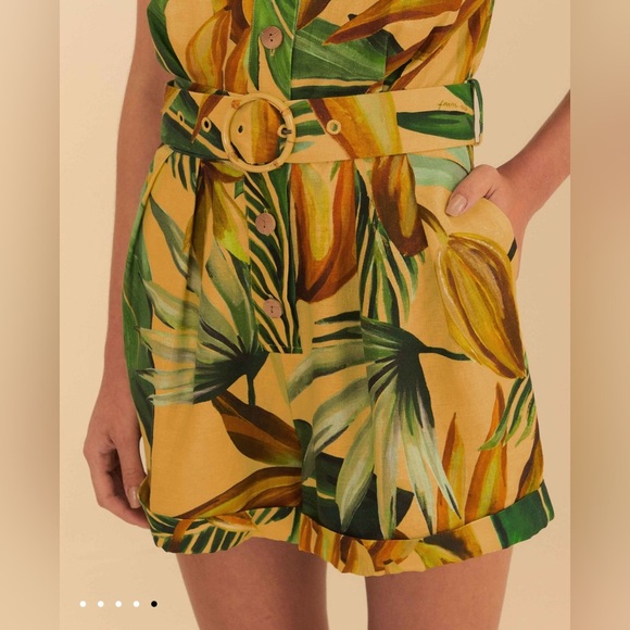 Farm Rio Yellow Bananart Romper - Picture 9 of 9